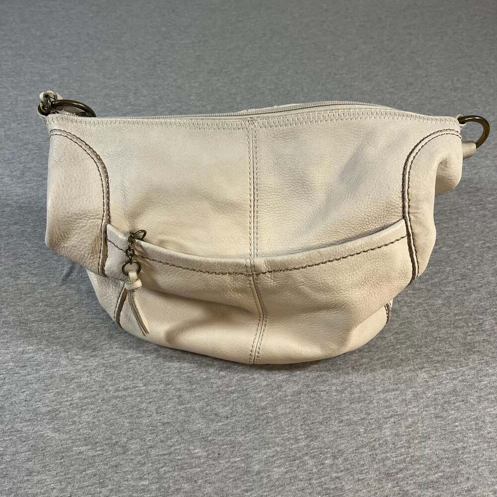The Sak Iris Leather Hobo Bag Cream